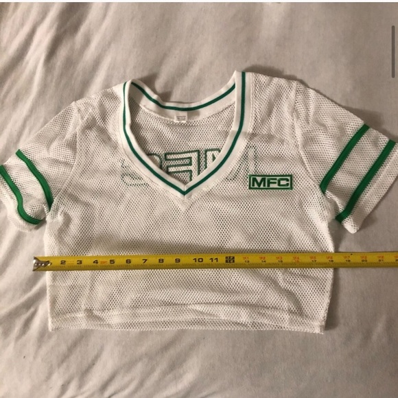 COPY - MFC MYFREECAMS jersey crop top medium - Picture 4 of 5